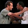 Sam Robards and Ron Cephas Jones in "The Overwhelming". Credit: Joan Marcus