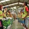 Youth and Police drumming classes Credit: EMOC