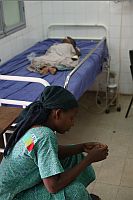 Tiemany Diarra waits by her daughter's bedside in a hospital in Bamako, Mali. The day after this photo was taken, 3-year-old Patrice lost her fight with pneumococcal pneumonia and meningitis. Credit: Adrian Brooks, courtesy of GAVI's PneumoADIP Tiemany Diarra waits by her daughter's bedside in a hospital in Bamako, Mali. The day after this photo was taken, 3-year-old Patrice lost her fight with pneumococcal pneumonia and meningitis. Credit: Adrian Brooks, courtesy of GAVI's PneumoADIP