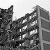 Chicago's Larrabee public housing tower, known as "The Boulevard", was demolished in January 2008 to make way for mixed income housing. Credit: Ifmuth/flickr