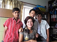 Transgender men Anish Acharya, Suman Tamang, Sumit Poudel (L-R) with transgender woman Bhumika Shrestha (foreground). Credit: Mallika Aryal/IPS Transgender men Anish Acharya, Suman Tamang, Sumit Poudel (L-R) with transgender woman Bhumika Shrestha (foreground). Credit: Mallika Aryal/IPS