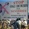 A billboard in Kapchorwa town, which is part of the campaign against female genital mutilation. Credit: Wambi Michael/IPS