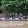 Military outpost on the Atrato river in Chocó.  Credit: Jesús Abad  Colorado/IPS. 