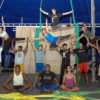 Youngsters learning the circus arts. Credit: Courtesy of Crescer e Viver.