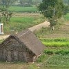 Solar energy has brought electricity to hundreds of thousands of thatch homes like this one in rural India with no carbon credits earned Credit: SELCO