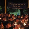 A candlelight vigil in Dharamsala, India to protest against Chinese rule of Tibet. Credit: Lynette Lee Corporal/IPS