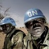 Nigerian members of the UNAMID force on patrol in Regel El-Kubri, Sudan on Mar. 16, 2008. Credit: UN Photo/Stuart Price  
