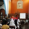 Special service at a Colombo church for civilians trapped in the civil war.  Credit: IPS Correspondents 