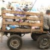Gaza turns to the old ways to clear rubbish. Credit: Erin Cunningham