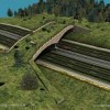 Artist&#39s digital rendering of a proposed wildlife overpass. Credit: David Sparks/Southern Rockies Ecosystem Project