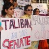 Protests against live burials at the Karachi press club. Credit: Zofeen Ebrahim/IPS