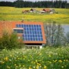 Household solar panels - Photo Stock.