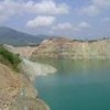 A lake formed in the quarry of the former El Cobre mine - René Camacho.