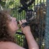 Elba Muñoz pours her heart into saving monkeys. - Daniela Estrada/IPS.