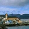 Ushuaia, capital of Tierra del Fuego, Argentina. - Photo Stock