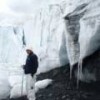 Marco Zapata on the shrinking Pastoruri Glacier in the Blanca range in the Andes. - Courtesy of Marco Zapata