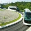 Hybrid buses at the 2005 International Expo in Aichi, Japan - Public Domain