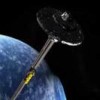 One of the many extreme idea in geoengineering is to use a space elevator to set up giant mirrors that reflect solar rays. - Photo Stock