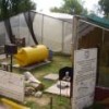 An experimental biodigester is used to heat the boa snake enclosure at the Yku Huasi Zoo Farm in the province of Buenos Aires. - Juan Moseinco/IPS