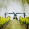 Residents protest agro-chemical spraying that reaches urbanized areas. - Photo Stock