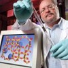 A U.S. chemist demonstrates a catalyst converter that reduces chemical emissions from diesel engines. - Laboratorios Argonne